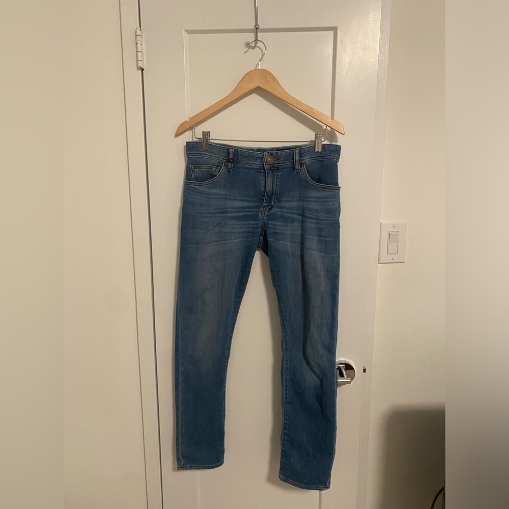 Armani Exchange Women's Skinny Blue Jeans